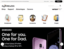 Tablet Screenshot of gowireless.com