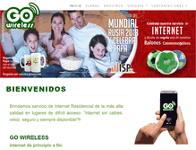 Tablet Screenshot of gowireless.com.mx